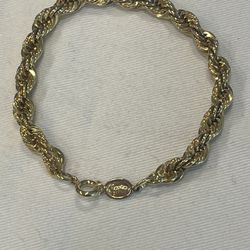 NAPIER Twisted Gold Chain Bracelet NWOB 