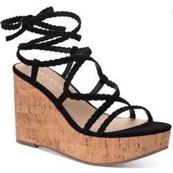 Trinnie Womens Open Toe Casual Wedge Heels