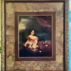 Framed Matted Art  37” X 32”