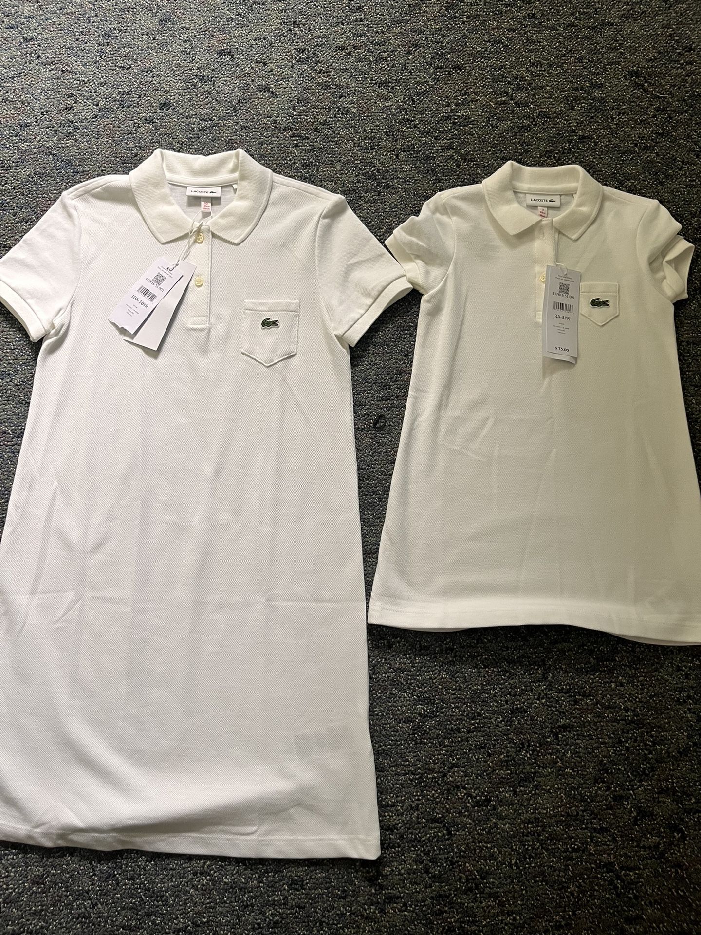 Girls Dresses Size 3 And Size 10 Lacoste 