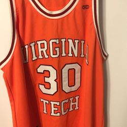 Dell curry college jersey XL