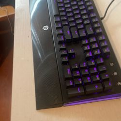 CyberPowerPC Skorpion K2 RGB Gaming Keyboard | Mechanical Feel | Excellent Condition