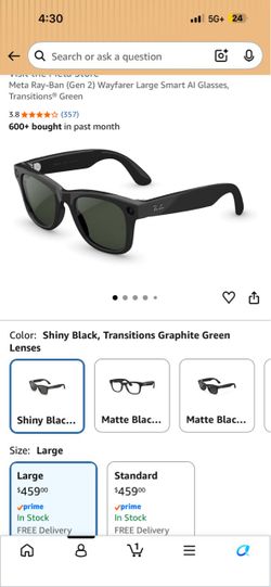 Rayban meta gen 2 large