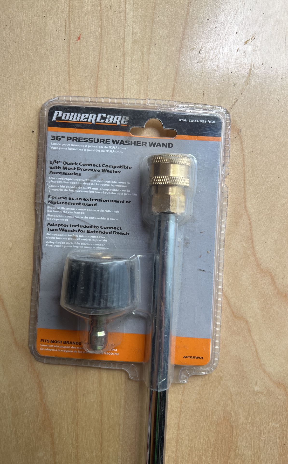 36” Pressure Washer Wand