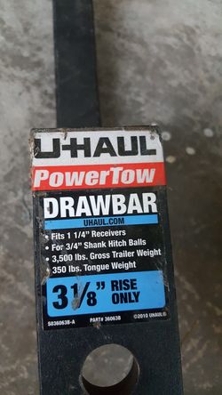 Drawbar tow bar
