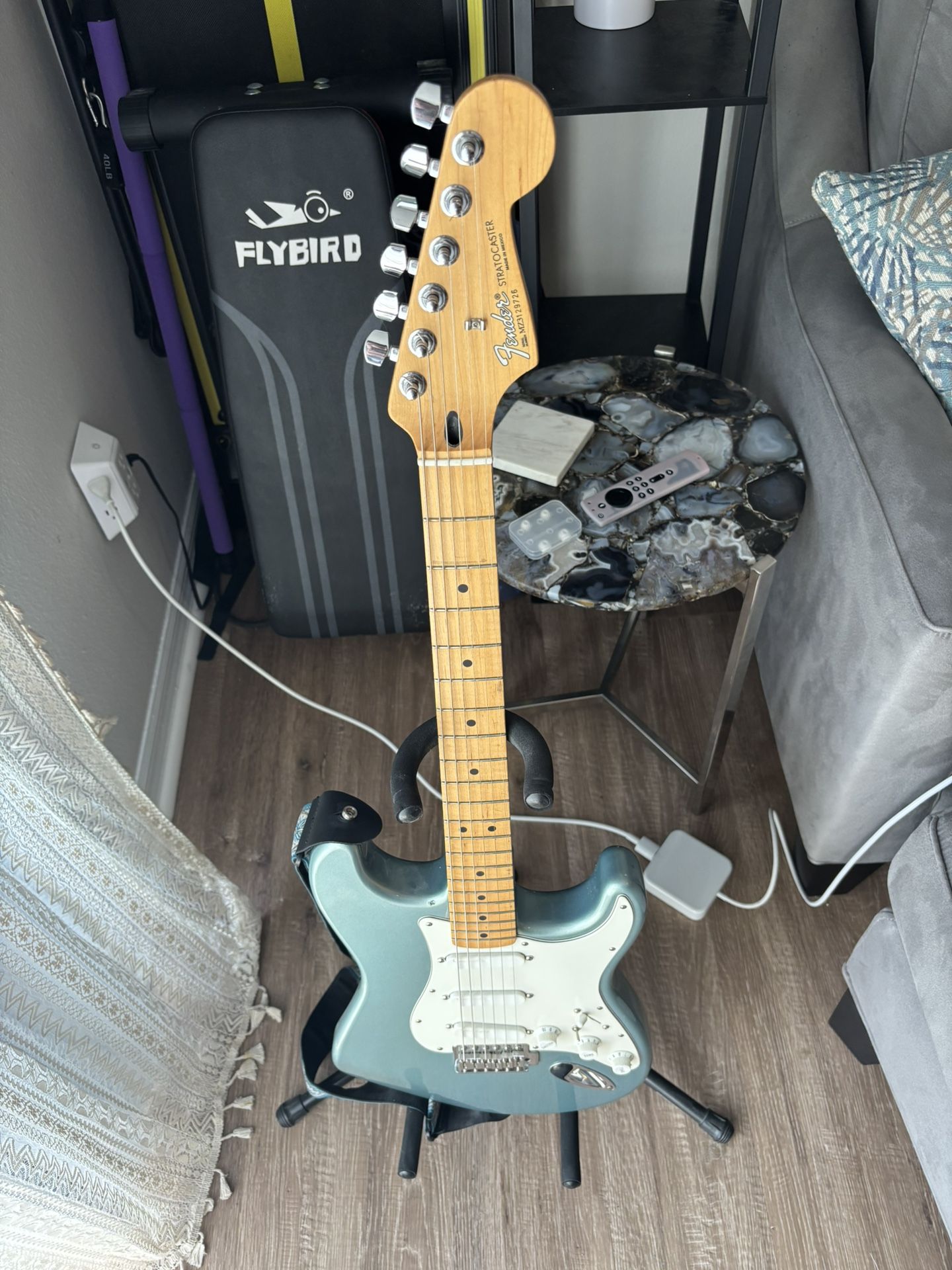 Agave Blue Stratocaster MIM - Upgraded