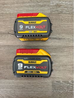 Dewalt batteries 9Ah 60v 150 each