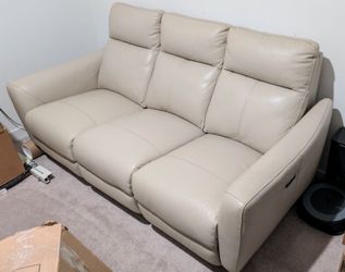 Costco Crosslin Leather Power Reclining Sofa