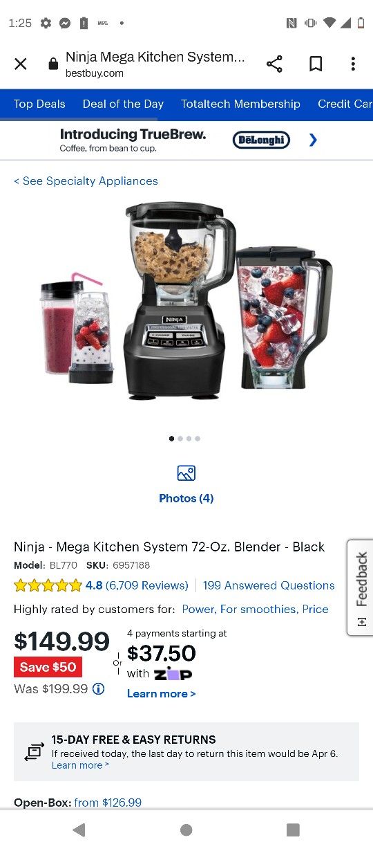 Ninja Mega Kitchen System, 1500 for Sale in Austin, TX - OfferUp