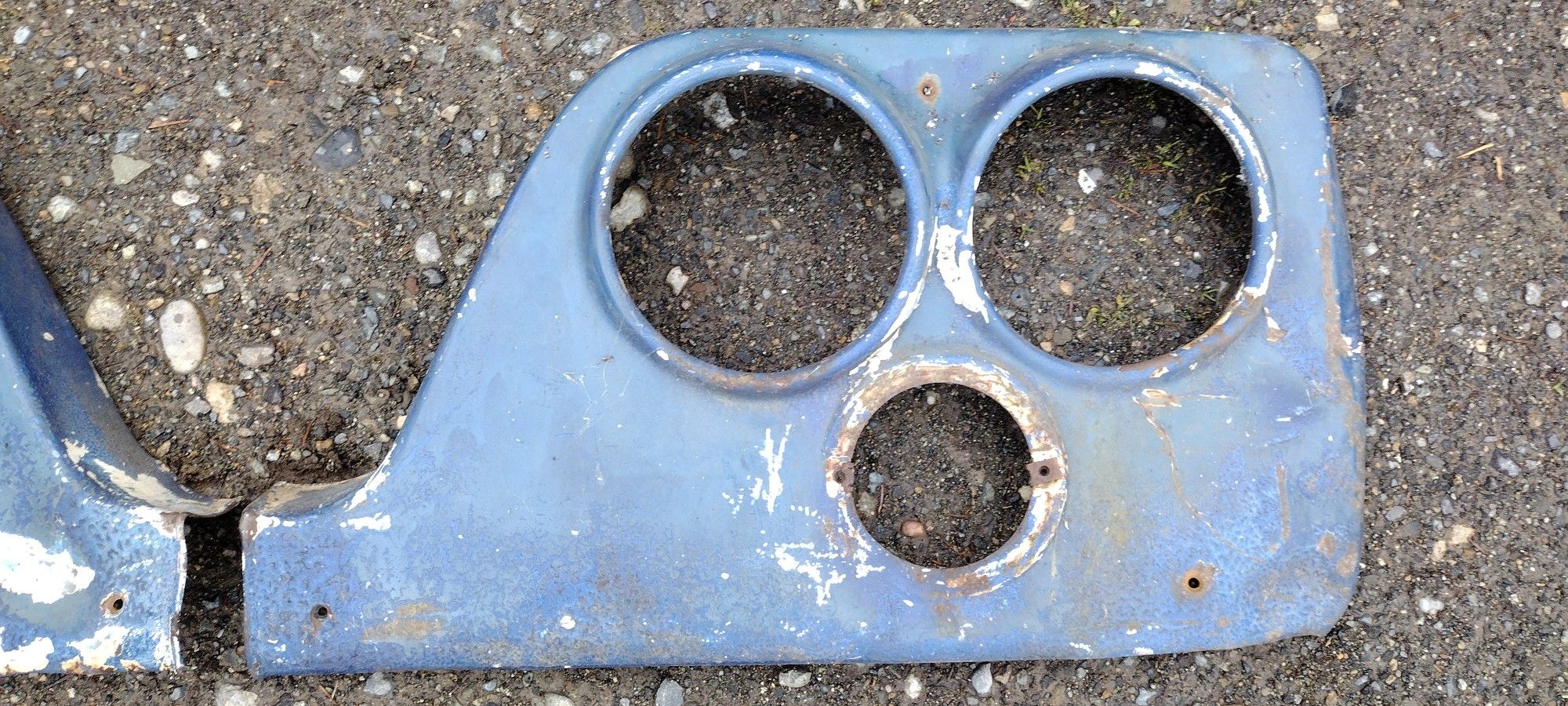 61- 65 dodge sweptside headlight panel x2