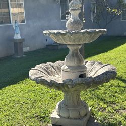 Concrete fountain