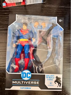Superman- Batman: The Dark Knight Returns DC Multiverse Wave 1 Set of 4 Figures (Collect to Build: Batman's Horse)