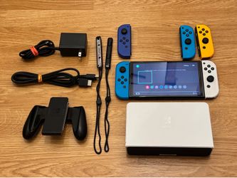 OLED Nintendo Switch Console + Accessories