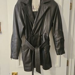 Women's Leather Coat