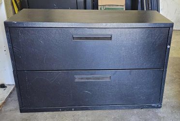 Heavy Metal 2-Drawer File Cabinet/Storage