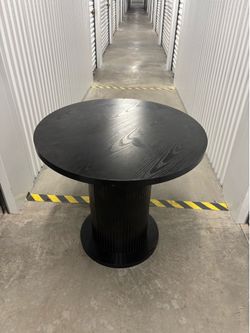 Small round dining table