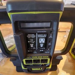 RYOBI 18V ONE+ 1800-Watt Portable Battery Inverter Power Station/8-Port Charger (Tool Only)