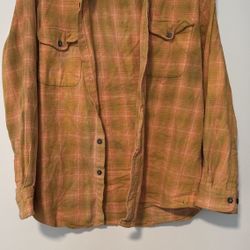 Yellow Plaid Flannel – Men’s L
