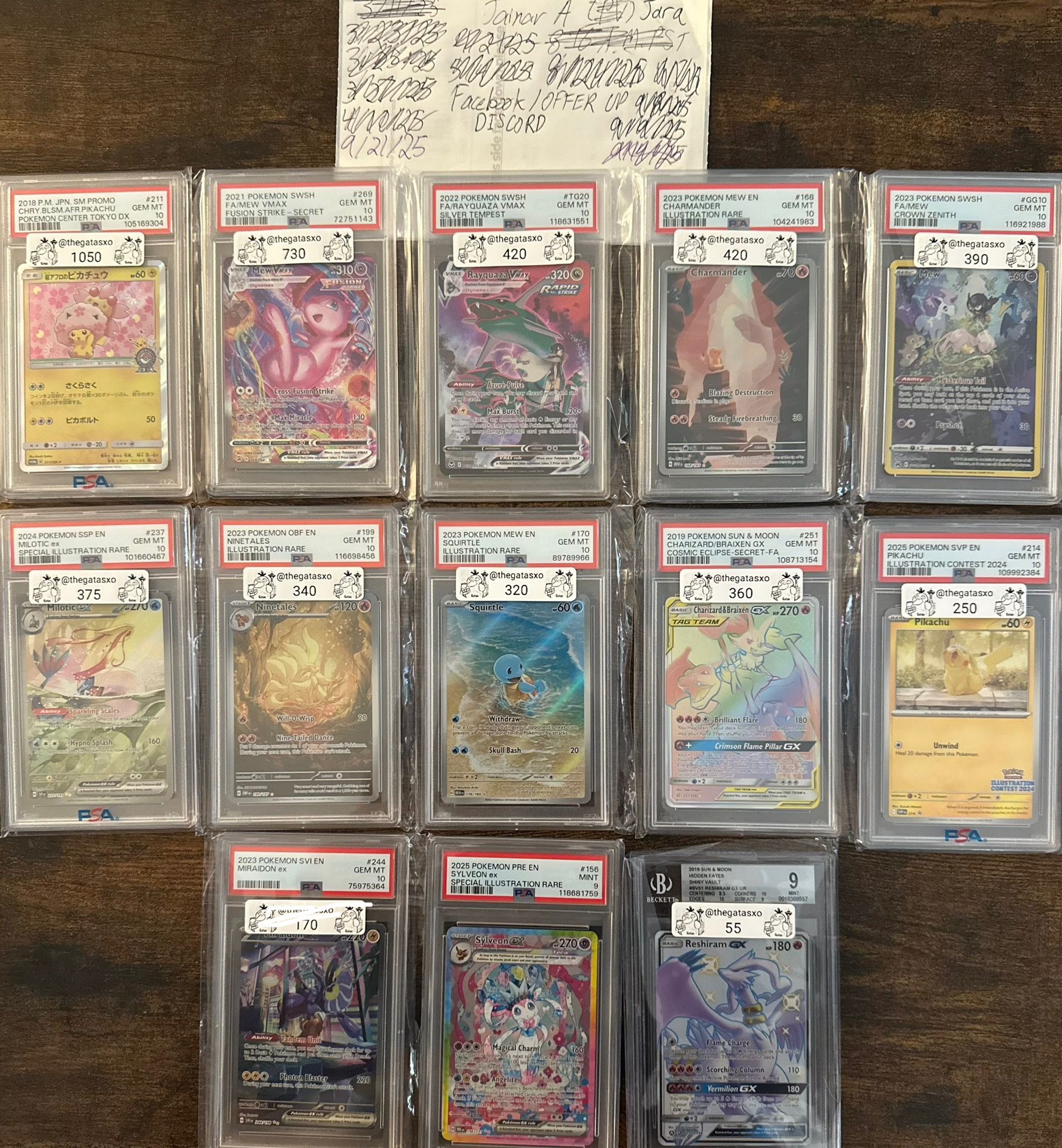 Pokémon Cards And Slabs