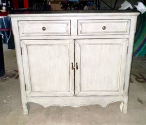 Stein World Claridon Grey Distressed accent cabinet