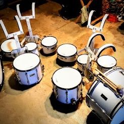 6piece Marching Drums