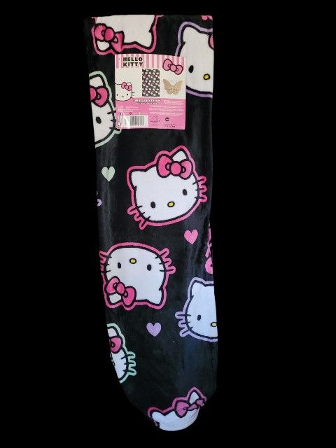 Hello Kitty Throw Twin Throw 60x90in  - Synth Pop Kitty