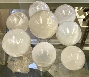Selenite Spheres 