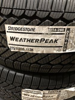 Brand New Tires (1) Bridgestone Weatherpeak (275/55R20) (Single) ($139)