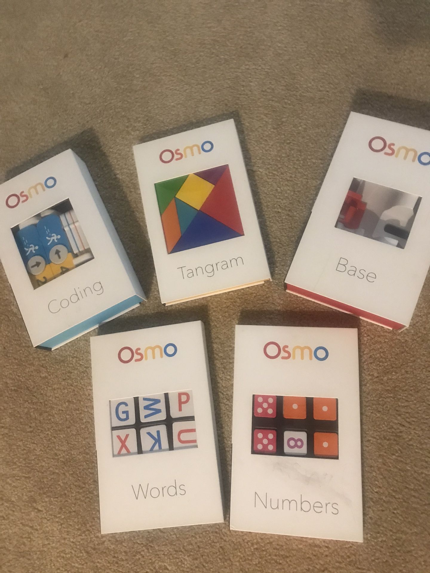 APPLE OSMO CODING NUMBERS LETTERS TANGRAM BUNDLE GAME IPAD LIKE NEW