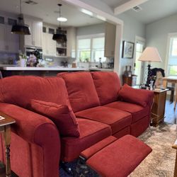 Red Reclining Couch