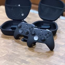 TWO Xbox Elite Series 2 Controllers