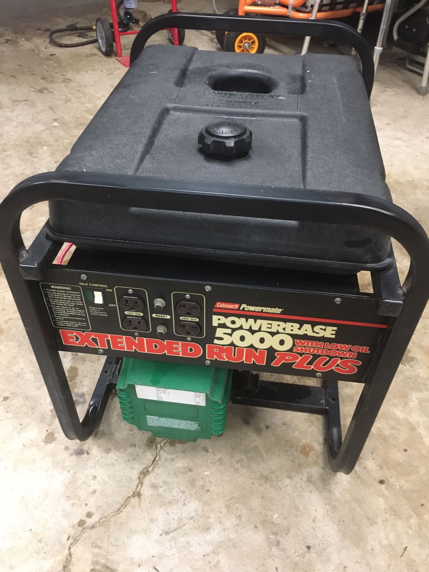 COLEMAN Powerbase 5000 Watt Generator 