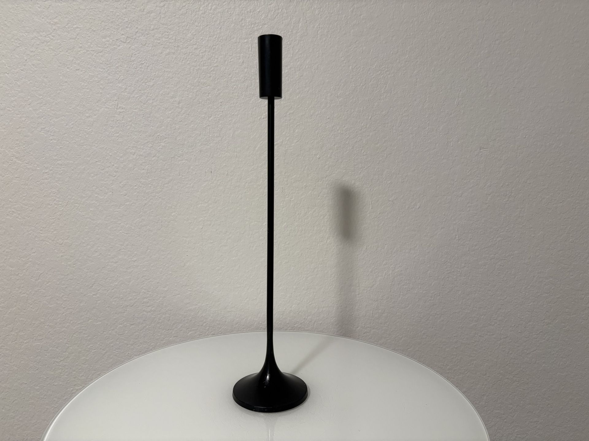 Modern Black Metal Candle Holder Crate & Barrel