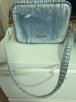 Coach Denim Mini Carey