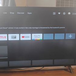 43" Phillips Google Tv 