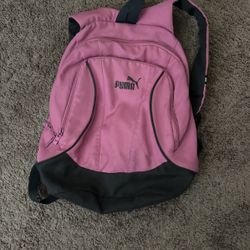 Puma Backpack Pink And Grey 