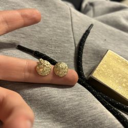 14k nugget earrings 
