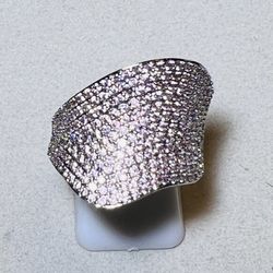 Sterling Silver .925 Stamped Pink Kunzite Ring