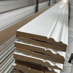 MDF Baseboard Primed / Moldura 4’ $0.81