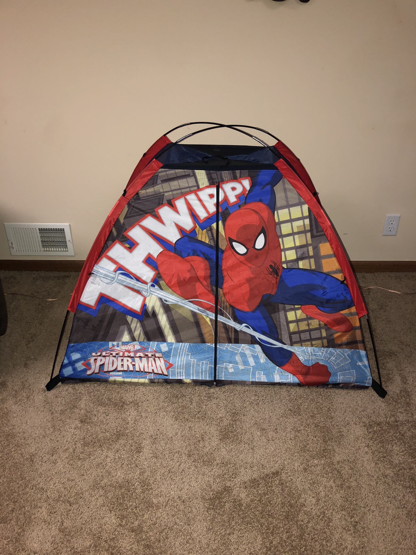 Kids Spiderman indoor or outdoor play tent