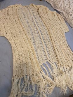 Knitted Shaw adult size small