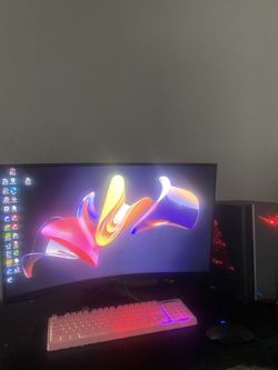 Pc And Monitor Working Good