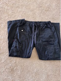 Dickies, cargo, black scrub pants size medium style 857455 no rips