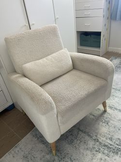 White Sofa Accent Chair