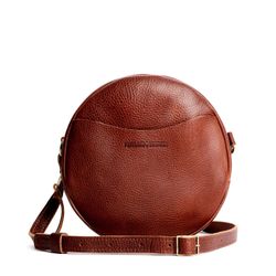 Portland Leather Circle Crossbody 