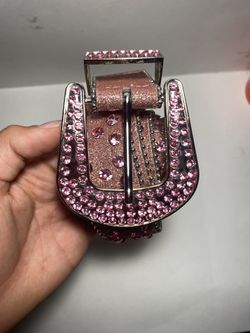 Pink Rhinestone Belt
