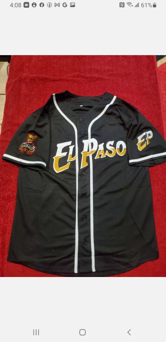 EL PASO CHIHUAHUAS JERSEY SIZE S, M, L, XXL, XXXL
