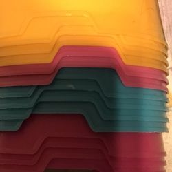 New Plastic Pet Bowls