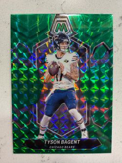 2024 Panini Mosaic Tyson Bagent #36 Mosaic Green