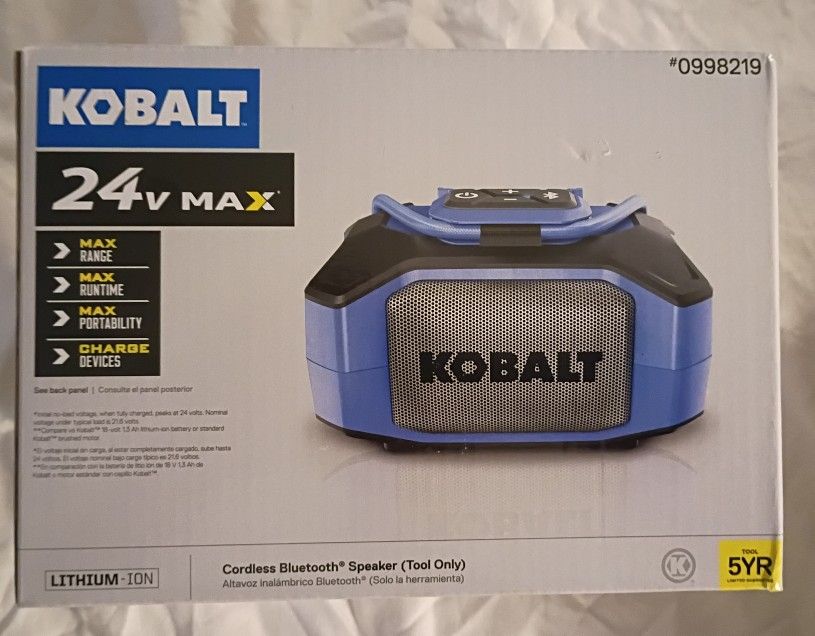 Kobalt 24v Bluetooth Speaker